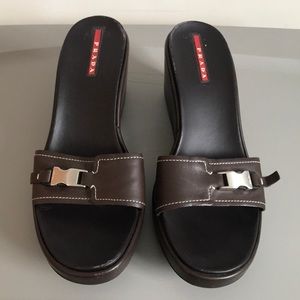Prada shoes wedges size 39 1/2